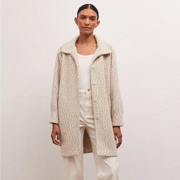 Z‎ Supply Connor Coat Whisper White XL - Picture 1 of 9